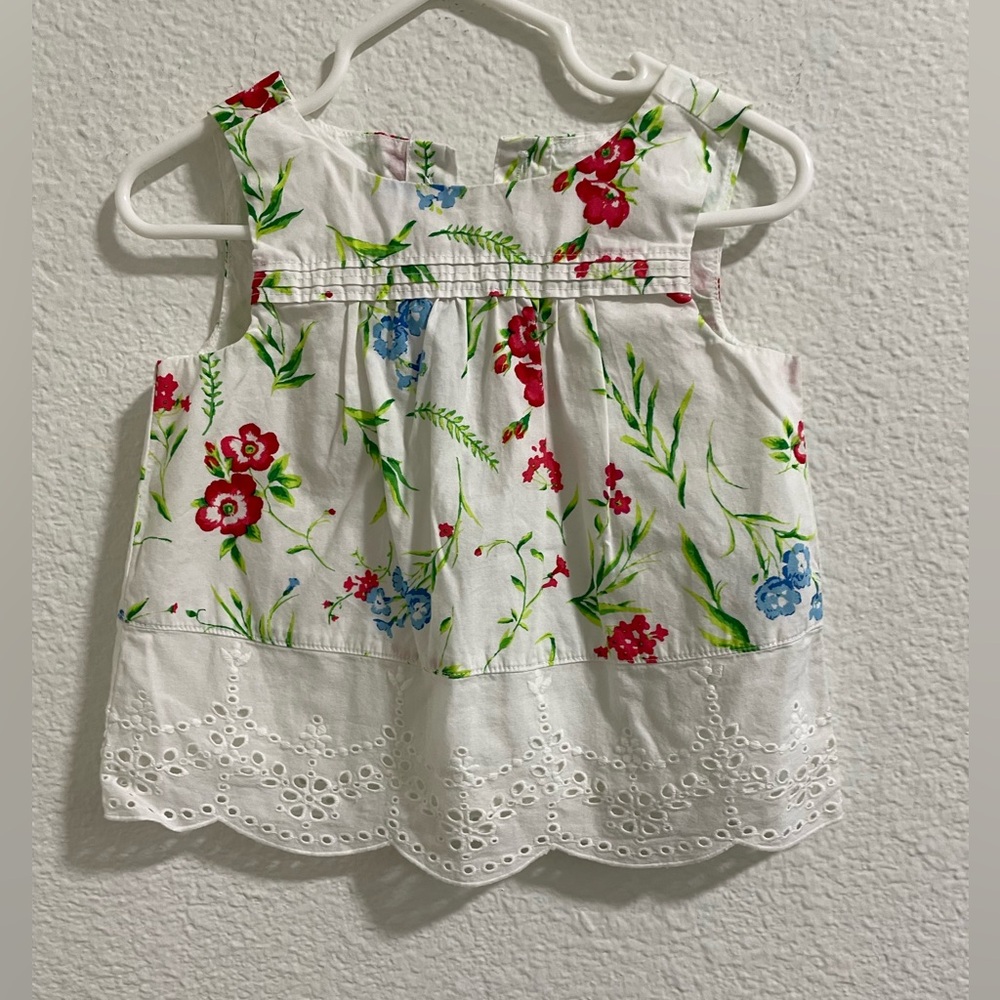 Janie and Jack floral tank top